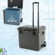 42 Quart Insulated Large Hard Cooler with Wheels and Handle
