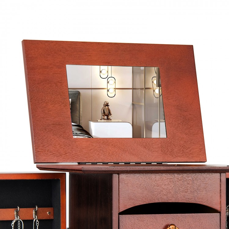 Large Capacity Jewelry Storage Cabinet with 9 Drawers