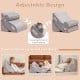6 Pieces Orthopedic Bed Wedge Pillow Set for Sleeping and Pain Relief