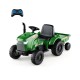 12V 2-in-1 Kids Ride On Tractor with Trailer and 3-Gear Shift