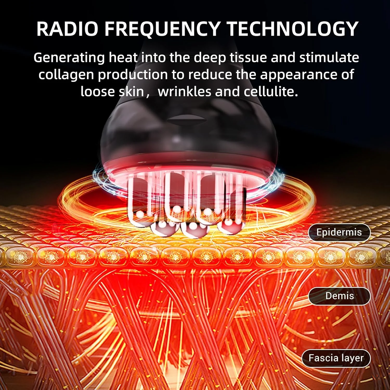 Improvement in The Appearance of Cellulite Device Cellulite Massager Radio Frequency, Home Use