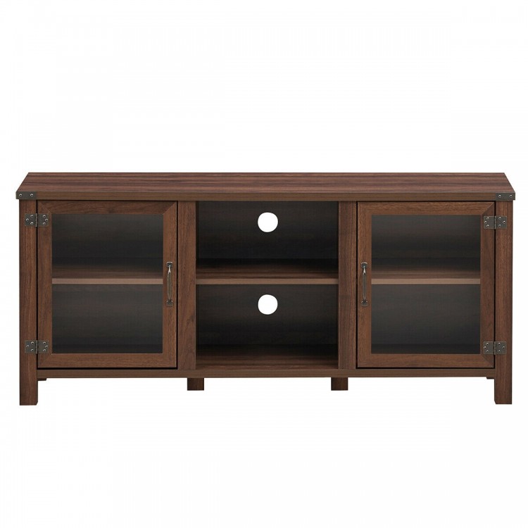 TV Stand Entertainment Center for TVs up to 65 Inch with Storage Cabinets