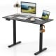 48 Inch x 24 Inch Ergonomic Electric Standing Desk with 3 Memory Settings for Home Office