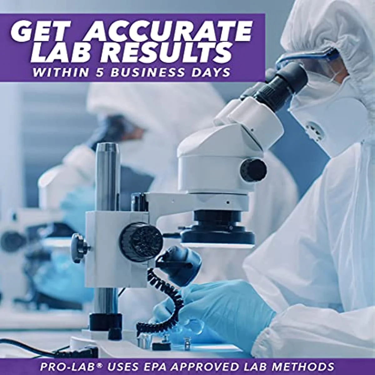 Pro Lab AS108 Asbestos Test Kit – 2 Sample Analysis, Lab Fee & Shipping Included, EPA Approved