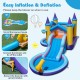 6-in-1 Inflatable Kids Water Park for Yard
