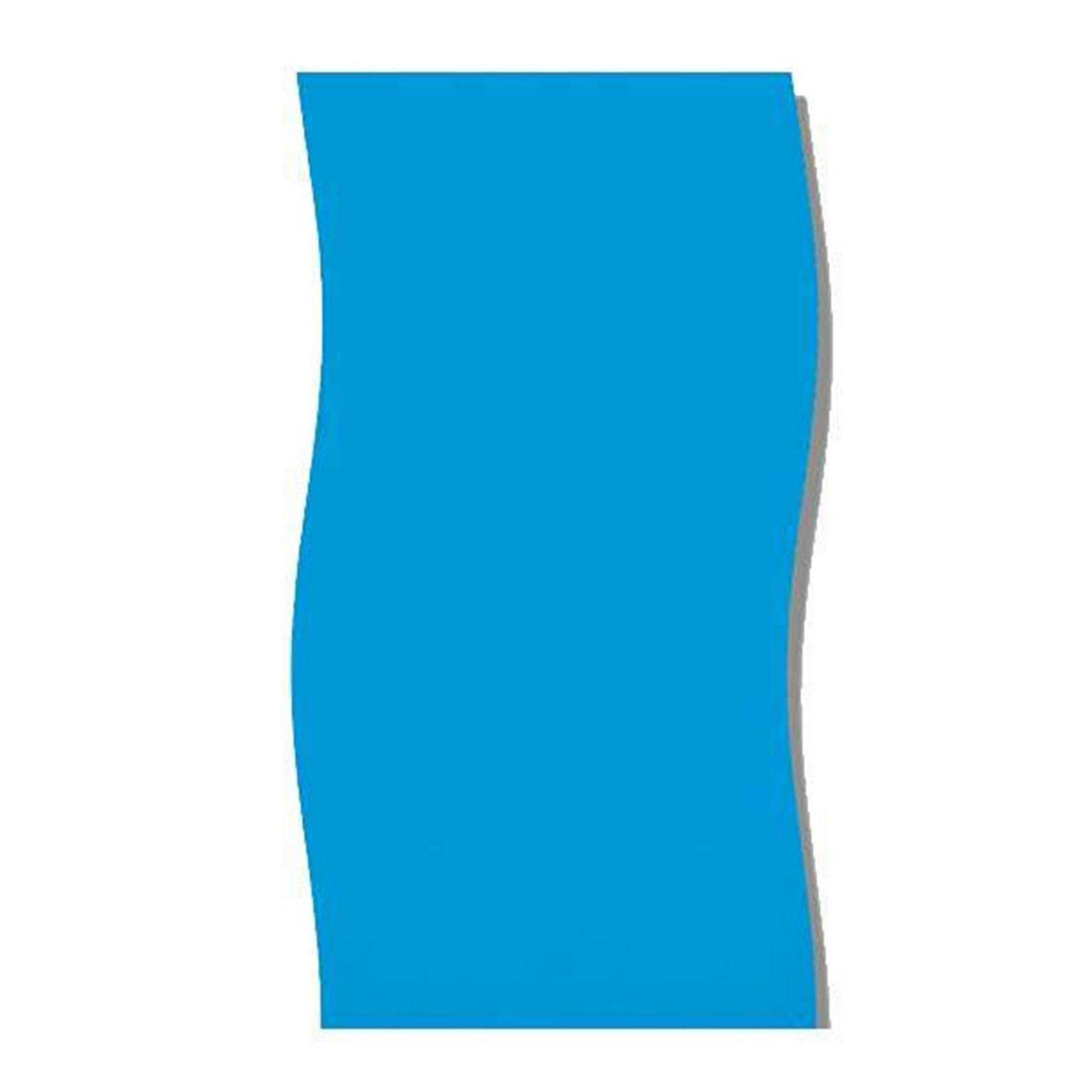 Swimline 21′ Solid Blue Vinyl Round Above Ground Pool Liner, Durable Overlap, UV & Chemical Resistant