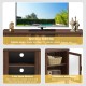 TV Stand Entertainment Center for TVs up to 65 Inch with Storage Cabinets