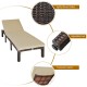 Paito Wicker Chaise Lounger with Adjustable Backrest