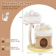 Cat Tree Small Cat Tower with 2 Removable and Washable Perches