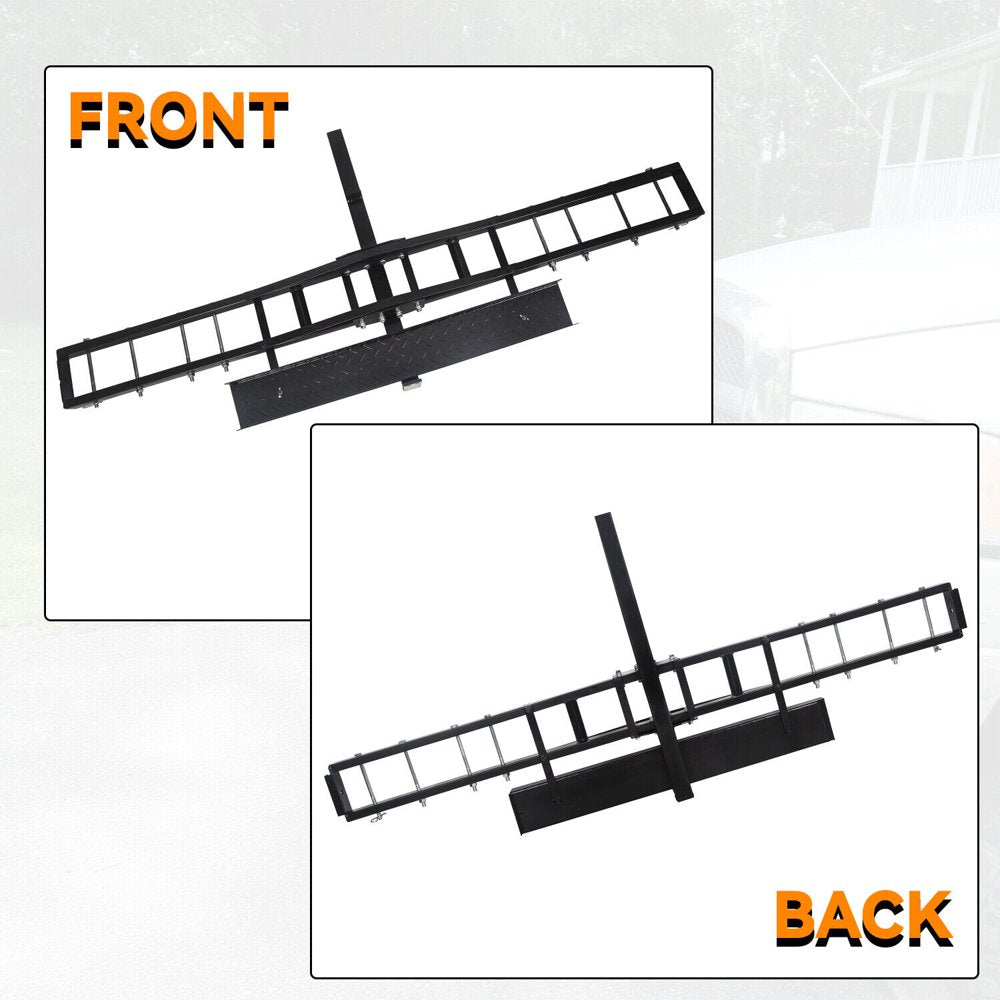 KOJEM Heavy Duty 500 Lbs Motorcycle Dirt Bike Scooter Carrier Hitch Rack for 2′′ Receiver