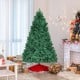 7/7.5/8 Feet Pre-lit Artificial Natural Christmas Tree with LED Lights