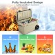 75 Quart Portable Cooler Rotomolded Ice Chest with Handles and Wheels