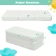 Memory Foam Foldable Baby Mattress with Carrying Bag