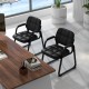 Set of 4 Upholstered Waiting Room Chair with Armrest and Ergonomic Backrest