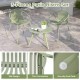 All Weather PP Patio Conversation Set with Round Coffee table and 2 Chairs