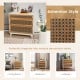 3-Drawer Rattan Dresser Chest with Anti-toppling Device