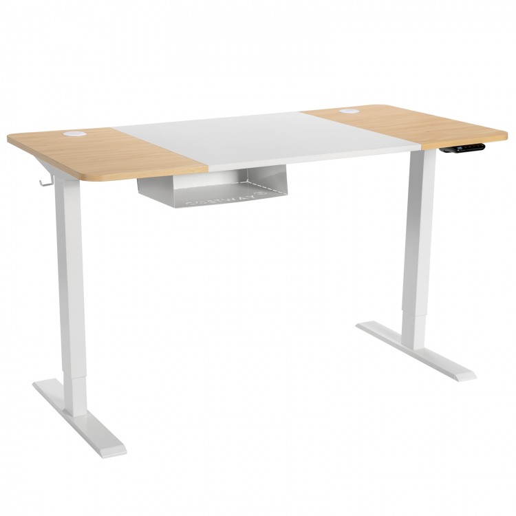 55 x 28 Inch Electric Adjustable Sit to Stand Desk with USB Port