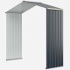 Outdoor Storage Shed Extension Kit for 7/9.1/11.2 Feet Shed Width