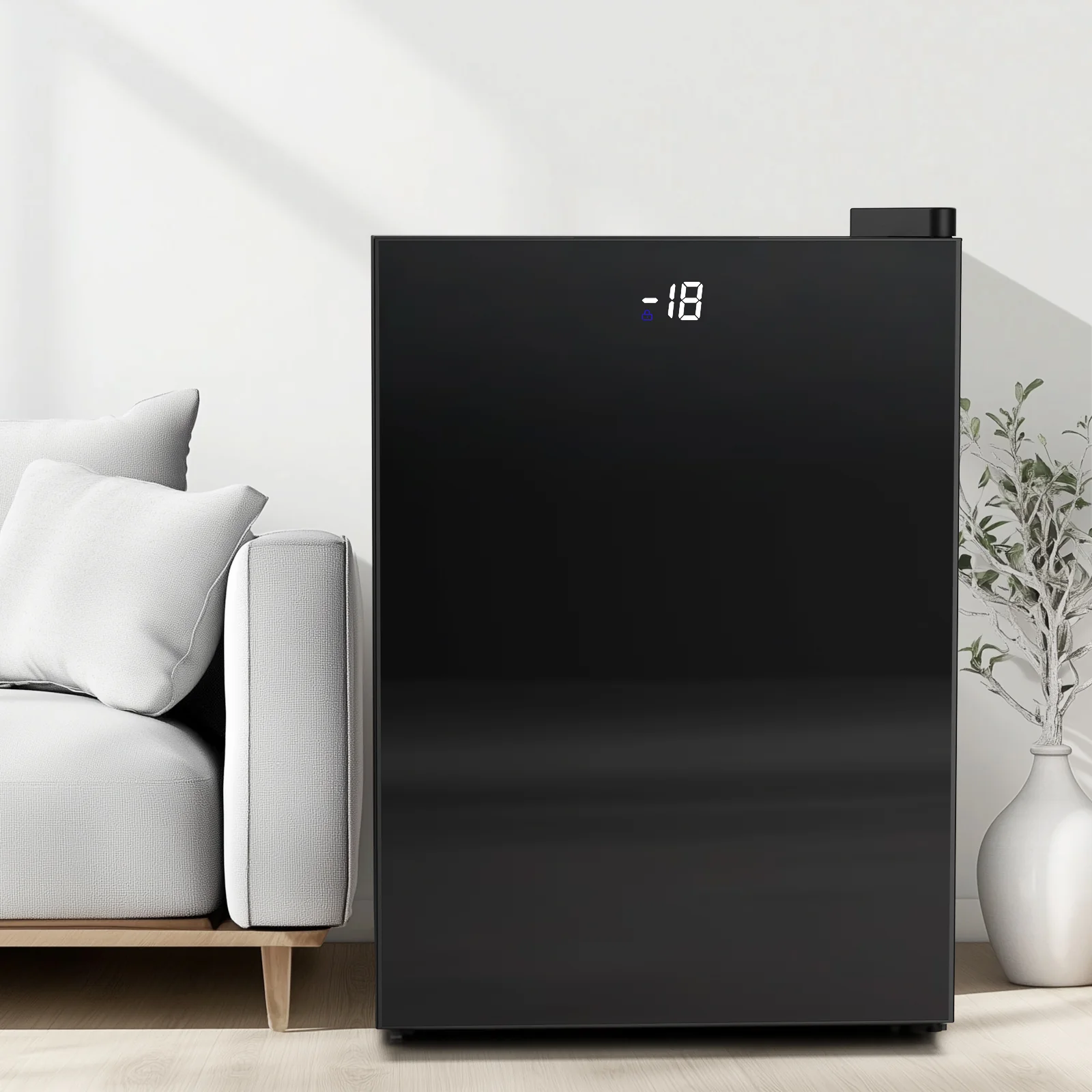 60L Mini Upright Freezer Compact Freezer