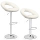 4-Piece Kitchen & Dining Bundle: Modern Velvet Accent Chair (Set of 2) + Height Adjustable Bar Stools (Set of 2)