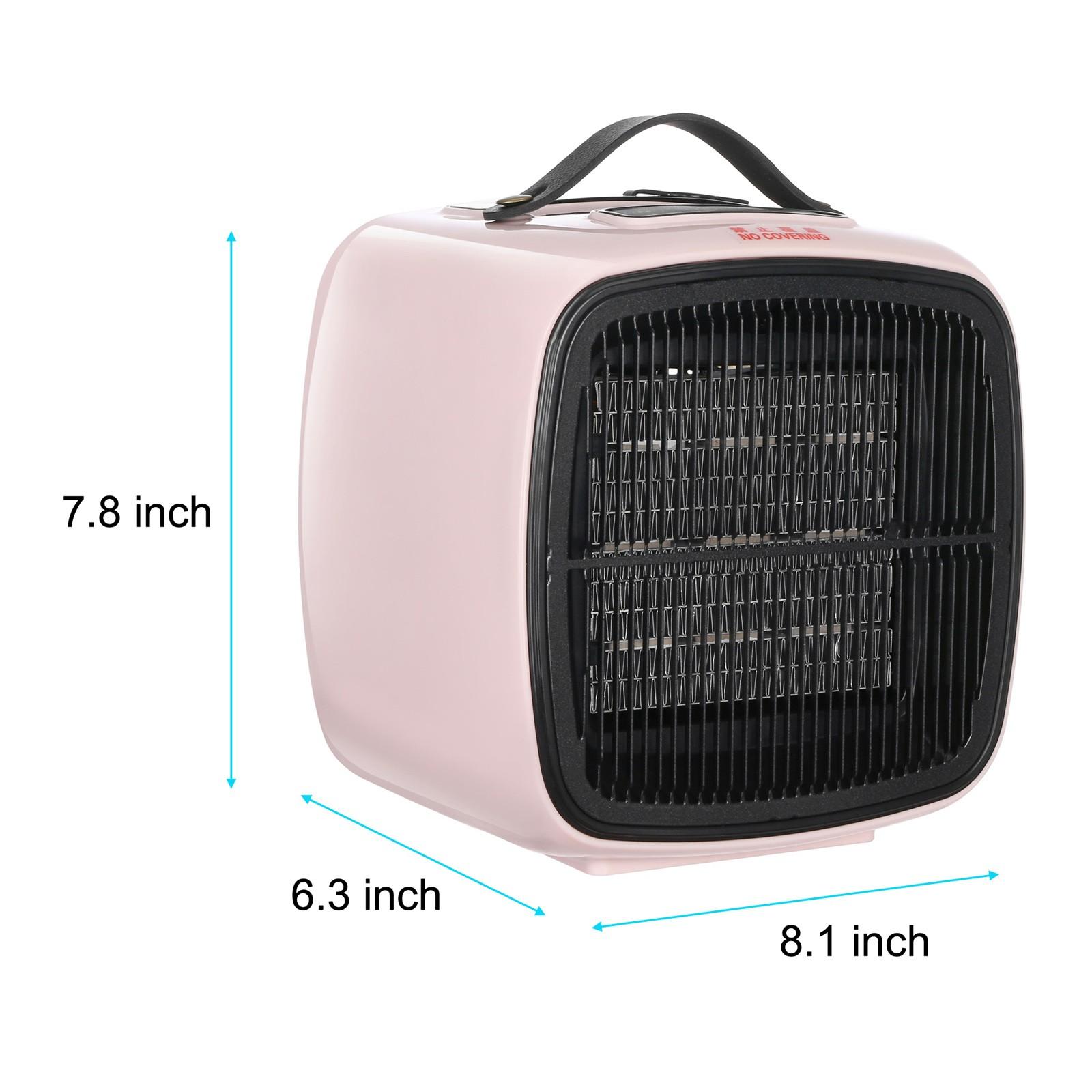 Portable 3-in-1 Ceramic Space Heater & Fan with Humidifier, 600W/1300W, Quiet, Timer, Safety Features, for Home & Office Use