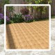 30 PCS Interlocking Deck Tiles 12 x 12 Inch Acacia Wood Patio Tiles with Straight Slats
