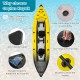 Inflatable 2-person Kayak Set with Aluminium Oars and Repair Kit