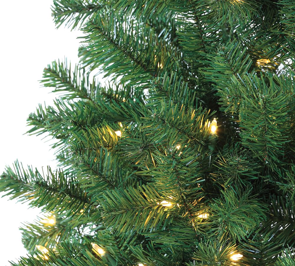 Montana Pine 7′ Faux Christmas Tree, Life-Like PVC Branches, Flame Resistant, Indoor Use