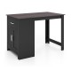Counter Height Bar Table with Storage Cabinet and Drawer