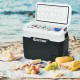 53 QT Portable Dual-Zone Car Refrigerator