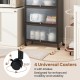 5-Tier Kitchen Pantry Storage Cabinet with Flip-Up Doors