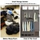 3 to 6 Feet Wall-Mounted Closet System Organizer Kit with Hang Rod