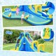 Inflatable Water Slide Kids Bounce House with Water Cannons and Hose Without Blower
