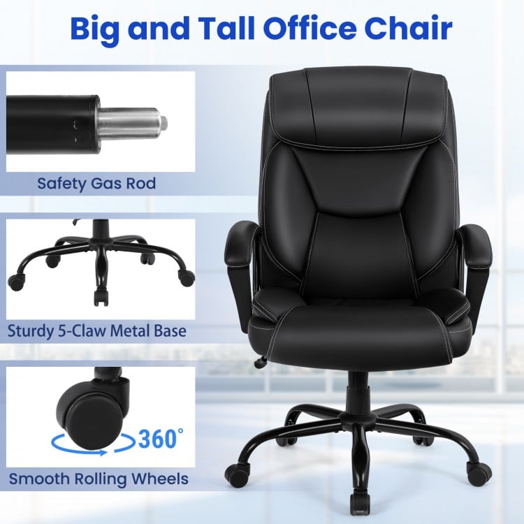 Massage Executive Office Chair with 6 Vibrating Points