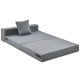 6 Inch Tri-fold Sofa Bed Folding Mattress with Pillow