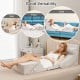 6 Pieces Bed Wedge Pillow Set for Neck Back and Leg Pain Relief