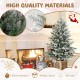 4 FT Pre-lit Artificial Entrance Christmas Tree 100 LED Lights