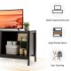 Wooden TV Stand with Sliding Doors for TVs up to 50 Inch