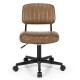 PU Leather Adjustable Office Chair Swivel Task Chair with Backrest