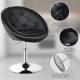 1 Piece Adjustable Modern Swivel Round Tufted
