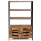 Industrial Storage Shelf with 2 Shutter Doors