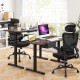 Mesh Office Chair with Adaptive Lumbar Support, Flip-up Armrests, Reclining Backrest