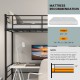 Metal Twin Bed Frame Single High Loft Bed