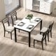 Modern Dining Chairs Set of 4 with Tilt Backrest for Dining Room