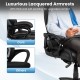 PU Leather Massage Office Chair with Thick Foam Cushion