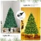 7/7.5/8 Feet Pre-lit Artificial Natural Christmas Tree with LED Lights