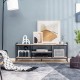 Industrial TV Stand for TVs up to 60 Inch with Storage Shelves