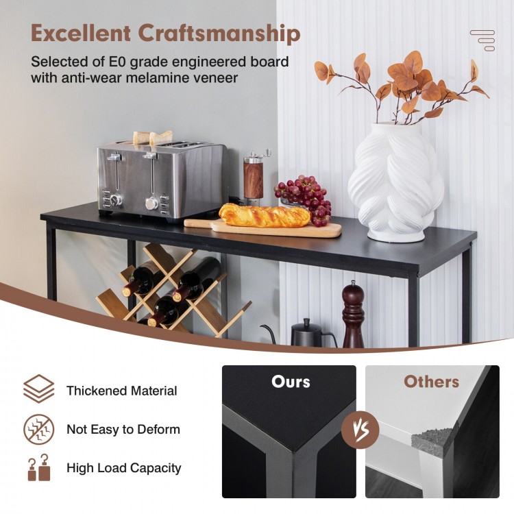 Modern Kitchen Buffet Sideboard with 3 Compartments