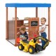 Kids Gas Station Playhouse with Gas Refueling Guns for Aged 3+