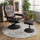 360° Swivel Recliner Chair with Ottoman